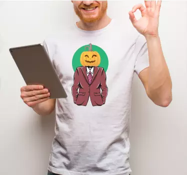 Kurpitsapääpaita halloweeniksi - Tenstickers