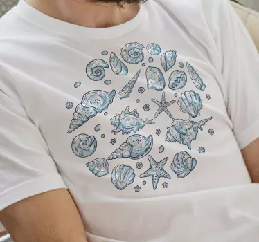Kuusankka ja meritähti -t-paita - Tenstickers