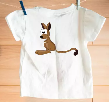 Kuvitettu koira t-paita lapsille - Tenstickers