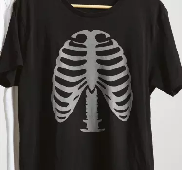 Kylkiluiden luuranko paita halloween - Tenstickers