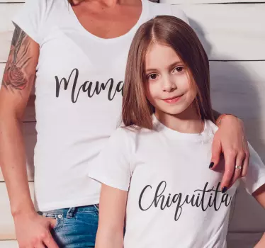 Mamacita ja chiquitita tpaita äiti tytär - Tenstickers