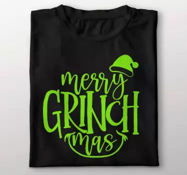 Merry Grinchmas alkuperäinen joulu t-paita kahdelle - Tenstickers