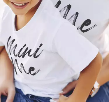 Minä ja mini me paita tpaita äiti tytär - Tenstickers