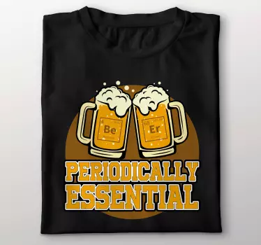 Oluen kemiallinen elementti sana t-paita - Tenstickers