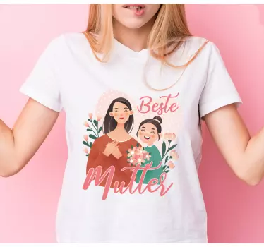 Parhaat äiti ja tytär hetket t-paita - Tenstickers
