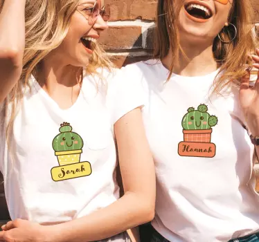 Personoidut kaktust-paidat - Tenstickers