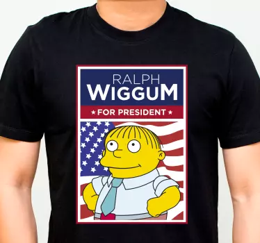 Ralph wiggum t-paita - Tenstickers