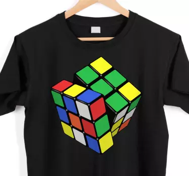 Rubikin kuutio t-paita - Tenstickers