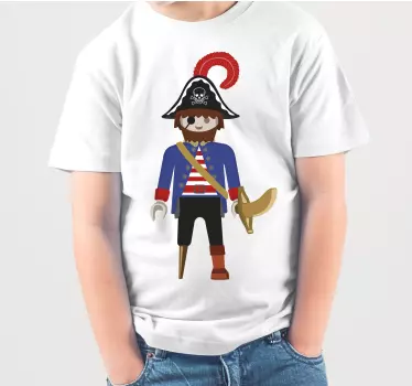Sarjakuva camiseta pirata paita lapselle - Tenstickers