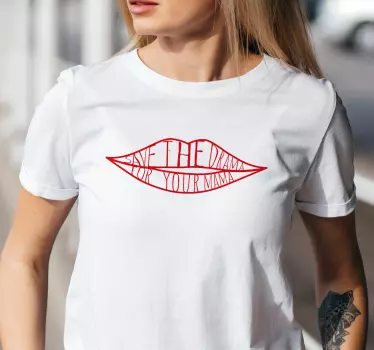 save the drama for your mama t-paita - Tenstickers