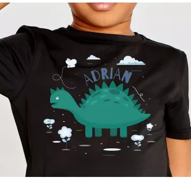 Seikkailullinen dino teema lasten t-paita - Tenstickers