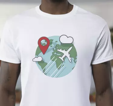 Seikkailumatkateemainen t-paita - Tenstickers