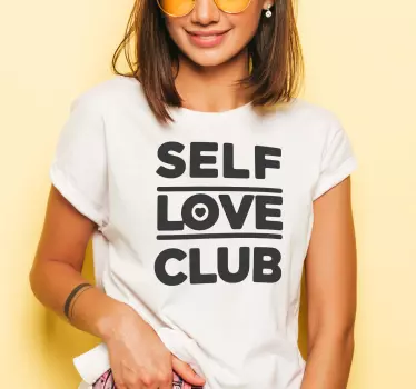 Self love club t-paita - Tenstickers