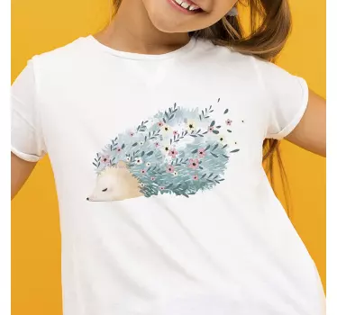 Porcupine kuvio art t-paita - Tenstickers