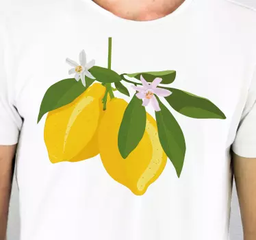Sitruuna hedelmäpuu söpö t-paita - Tenstickers