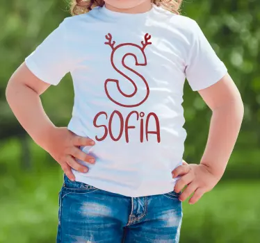 Sofia sarvipäät vauvalle t-paita - Tenstickers