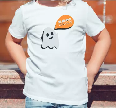 Söpö kummituspaita lasten t-paita - Tenstickers