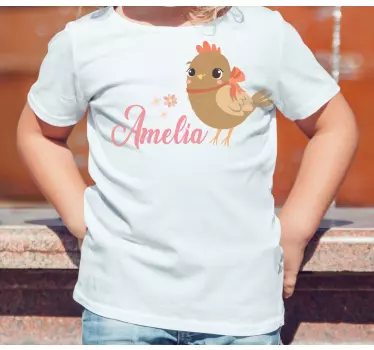 Ruskea poikasen nimi vauvalle t-paita - Tenstickers