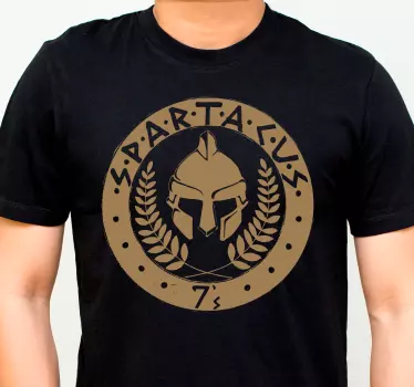 Spartan kypärä inspiraatio t-paita - Tenstickers