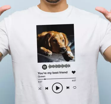 Spotify tekstillä ja kuvalla - Tenstickers