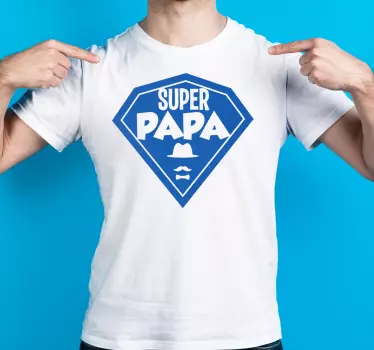 Super isä paita isänpäivälle - Tenstickers