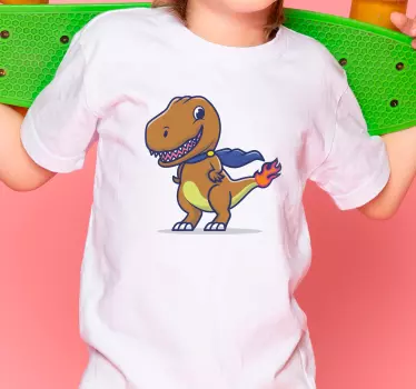 Supersankari dino paita lapselle - Tenstickers