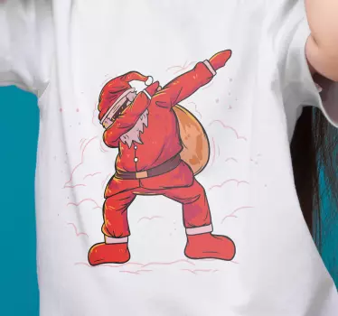 Dab joulupukki joulu t-paita - Tenstickers