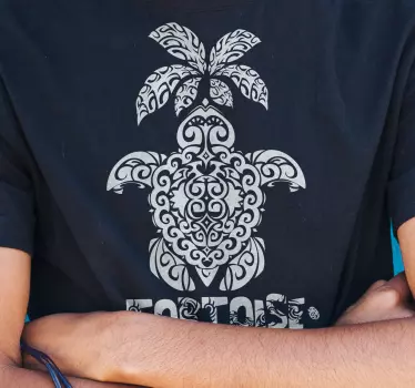 Tropiikkikilpikonna t-paita - Tenstickers