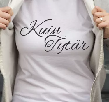 Tytär kuten tpaita äiti tytär - Tenstickers