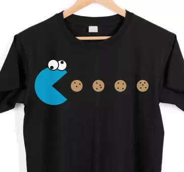 Värikäs keksihirviöt-paita - Tenstickers