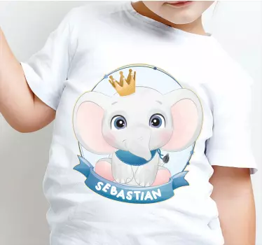 Vauvalle t-paita söpö elefanttimuotoilu - Tenstickers