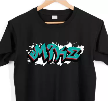 Villi tyyli king graffiti paita - Tenstickers