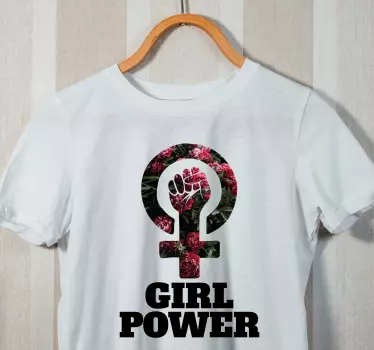 Voimaannuttava feministi-ilmaisu t-paita - Tenstickers