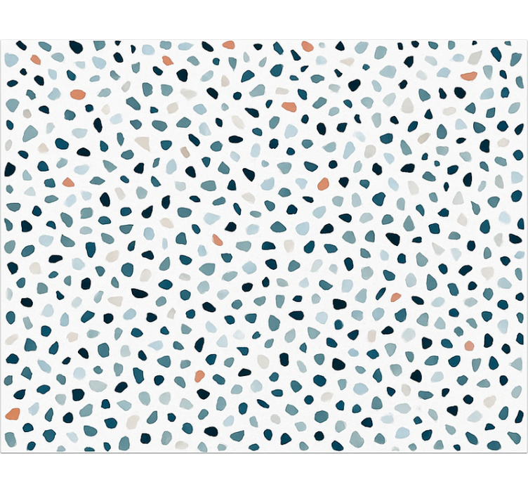 Pieniä värikkäitä kiviä keittiön vinyylimatto - Tenstickers