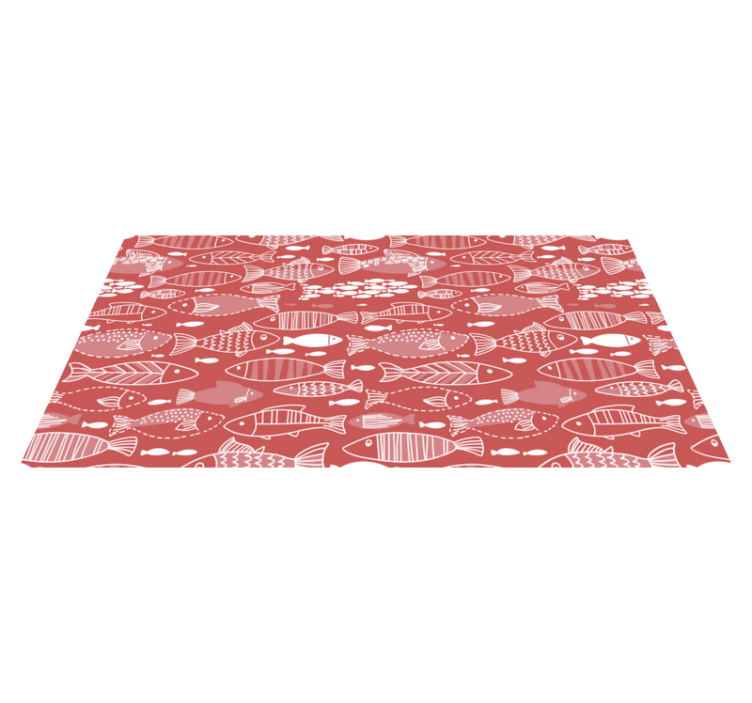 Monia kaloja meressä eläin vinyylimatto - Tenstickers