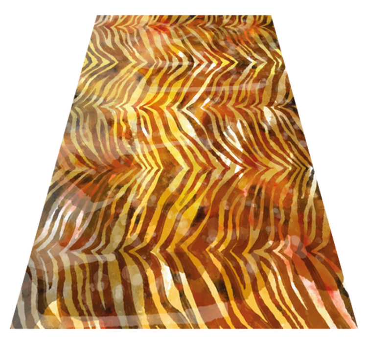 Sateenkaari zebra vinyylimatto - Tenstickers