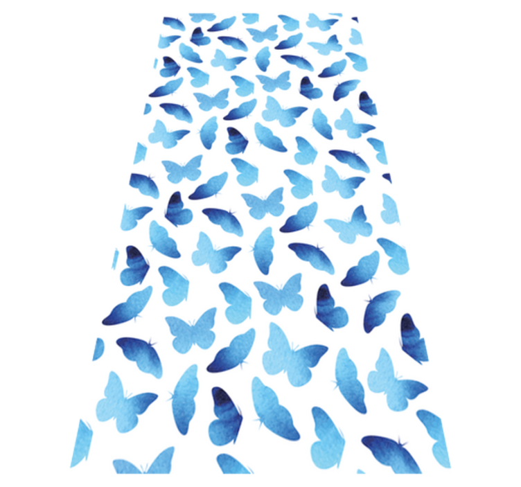 Eläin vinyylimatto maalatut perhoset - Tenstickers