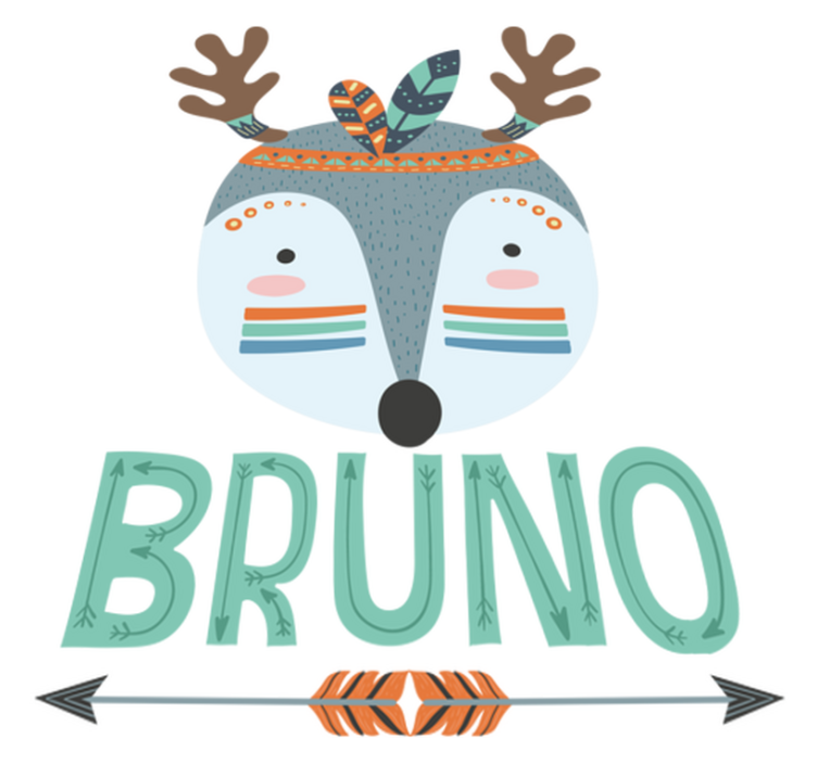 Pohjoisenpeura-nimellinen eläin vinyylimatto - Tenstickers