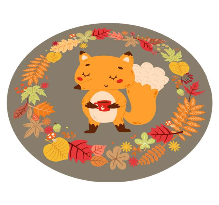 Suloiset kettuveistokset eläin vinyylimatto - Tenstickers