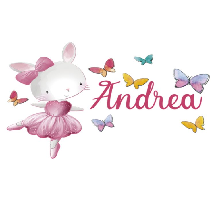 Ballettitanssija eläin vinyylimatto - Tenstickers