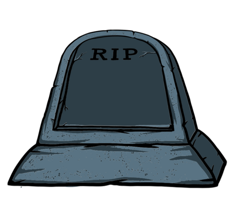 Hautausmaan outo ja erikoinen halloween vinyylimatto - Tenstickers