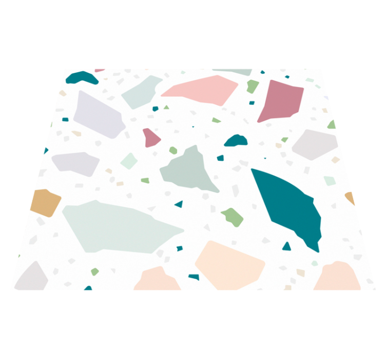 Välimerellinen terrazzo-kuvio keittiön vinyylimatto - Tenstickers