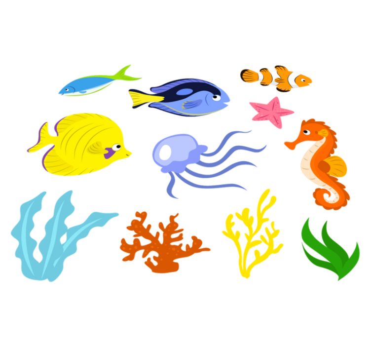 Kylpyhuoneen vinyylimatto merivedenkestävä - Tenstickers