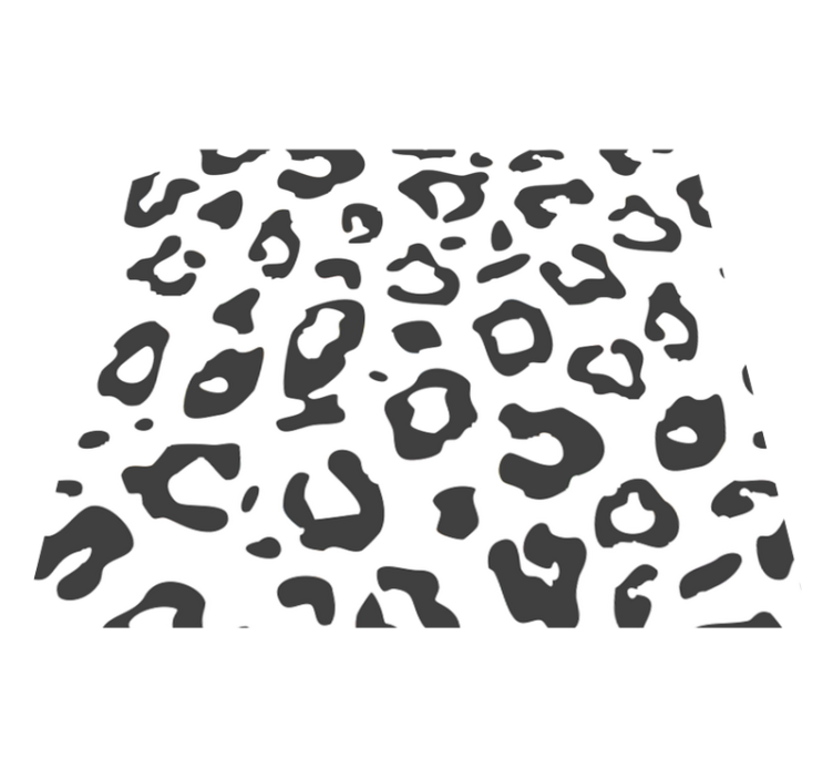 Mustaleopardi eläinvinyylimatto - Tenstickers