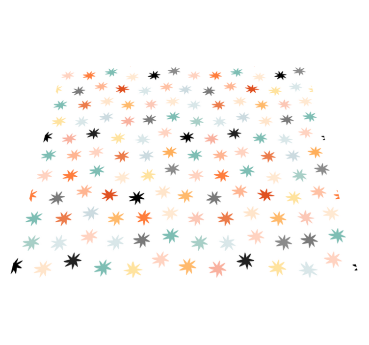 Geometrinen tähtikuvio vinyylimatto - Tenstickers