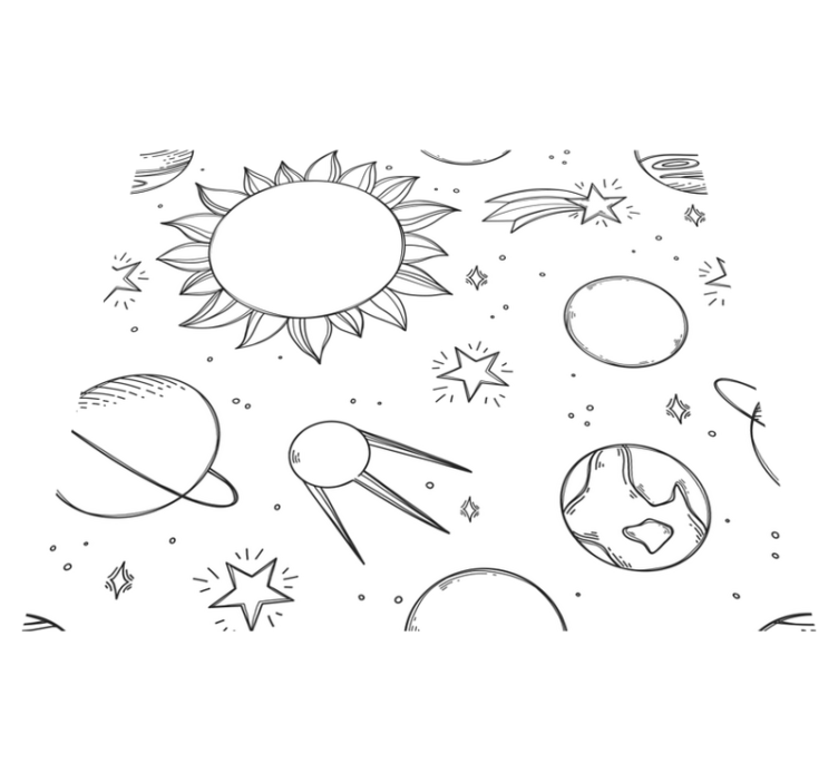 Lasten avaruus vinyylimatto - Tenstickers