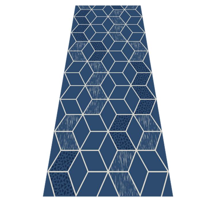 Kulunut vittoria geometrinen vinyylimatto - Tenstickers