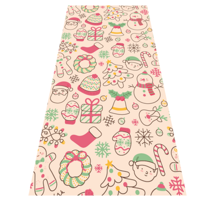 Jouluinen vinyylimattojouluvalot - Tenstickers