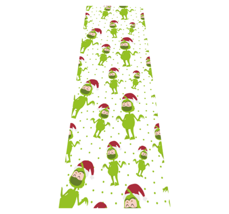 Jouluinen vinyylimatto maskikasvoilla - Tenstickers