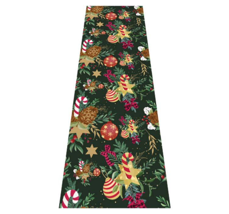 Oksajouluasetelmatvinyylimatto - Tenstickers